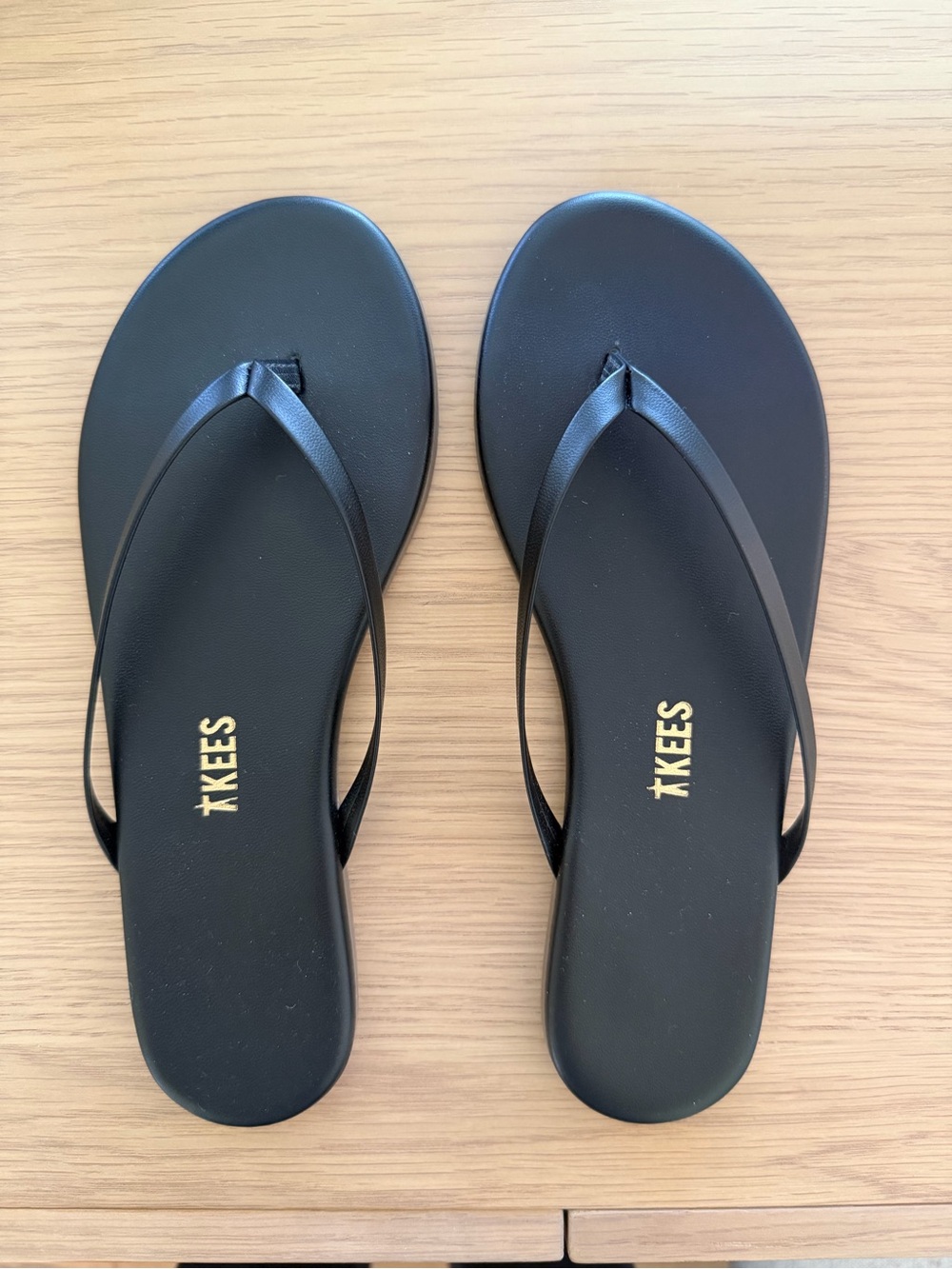 Tkees Black Vegan Lily Sandals
